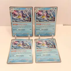 Pokemon Clawitzer (Holo) 038/132 NM Mega Evolution Playset x4 - Image 1