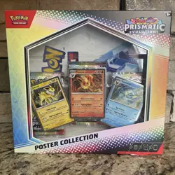 Pokemon Prismatic Evolutions Poster Collection Sealed Scarlet & Violet Charizard - Image 1