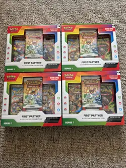 Pokemon TCG First Partner Illustration Collection Series 1 New Sealed - Image 1