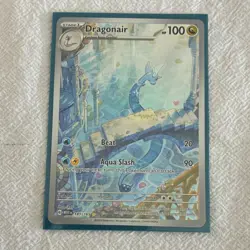 Pokemon Dragonair Illustration Rare Holo 181/165 Scarlet & Violet 151 100 HP - Image 1