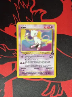 Pokemon TCG Mew Black Star Promo Card No. 8 WOTC LP EXCELLENT+ - Image 1