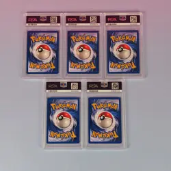 1999 POKEMON BASE SET GER 1ST ED MAGNETILO ONIX ALPOLLO STERNDU SANDAN PSA 10 - Image 2