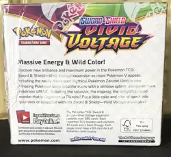 POKEMON SEALED BOOSTER BOX SWORDS AND SHIELD VIVID VOLTAGE - Image 2