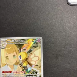 Lillie's Ribombee Art Rare Holofoil SV9 105/100 NM Pokemon TCG - Image 2