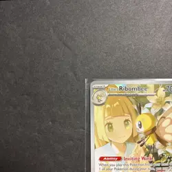 Lillie's Ribombee Art Rare Holofoil SV9 105/100 NM Pokemon TCG - Image 3