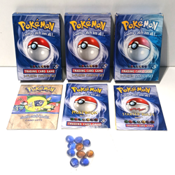 Pokemon Base Set WOTC Unlimited 1999 – 2 Player Starter Set – 3 x Empty Boxes - Image 1