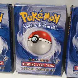 Pokemon Base Set WOTC Unlimited 1999 – 2 Player Starter Set – 3 x Empty Boxes - Image 4