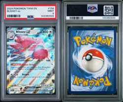 2024 Pokemon TWM EN-Twilight Masquerade #134 Blissey EX PSA 9 Mint Holo Rare tcg - Image 3