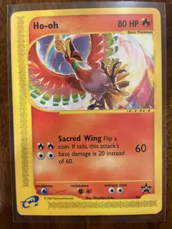 Pokemon TCG Ho-Oh Black Star Promo #52 - Image 1