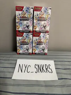 Pokemon TCG Scarlet & Violet Prismatic Evolutions Booster Bundle Box lot of 4 - Image 1