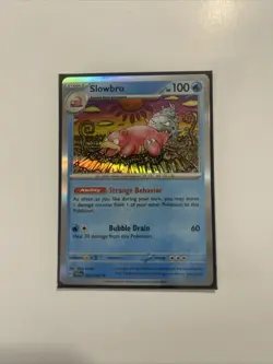 HOLO Slowbro 043/198 NM / M - Scarlet Violet Pokemon - Shinji Kanda Art (G019) - Image 1