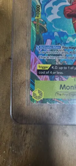 OP07-109 Egghead Luffy Treasure Rare TR SR Alt One Piece Card TCG English NM - Image 5