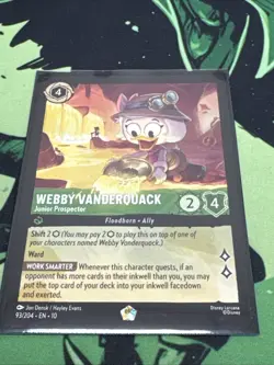Disney Lorcana - Webby Vanderquack - Junior Prospector - 93/204 - Non Foil - Image 1