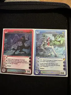 Chaotic TCG Pair Nivenna Aivenna 1st Edition Holo Rare Card - Image 1