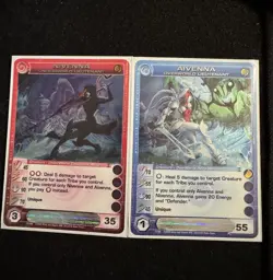 Chaotic TCG Pair Nivenna Aivenna 1st Edition Holo Rare Card - Image 2