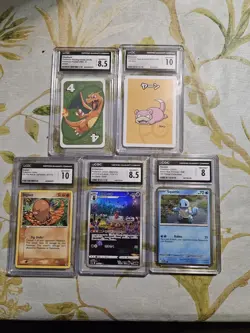 Pokemon CGC Graded Cards Lot Of 5 - Image 1