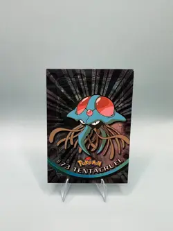 1999 (FOIL) Pokemon Card #73 Tentacruel Series 1 TV Animation Black Label/Logo - Image 1