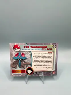 1999 (FOIL) Pokemon Card #73 Tentacruel Series 1 TV Animation Black Label/Logo - Image 2