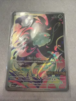 Bulbasaur Stamped Promo Card 133/132 Pokemon TCG Mega Evolution NM Sealed! - Image 1
