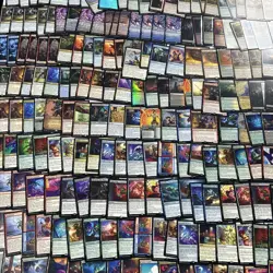 Magic The Gathering HUGE 300 Card Lot Rare R Mythic Ninja Turtles Final Fantasy - Image 1