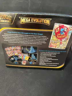 Pokemon Center Exclusive Mega Evolution Elite Trainer Box Lucario ETB TCG Cards - Image 2