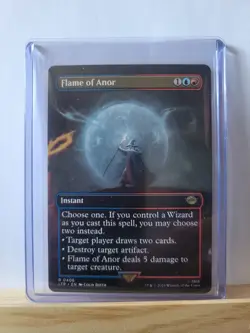 Flame of Anor Borderless MTG Magic the Gathering Card NM Near Mint LTR #406 - Image 1
