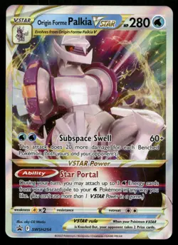 #SWSH254 Origin Forme Palkia VSTAR SWSH: Sword & Shield Promo Cards - Image 1