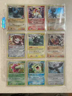 Pokemon Card Lot 9 Vintage Cosmos Holos 🔥 HOLO BLEED ERROR! SWIRLS! 2007-2009 - Image 1