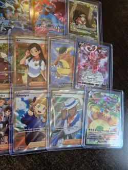 14x Pokemon Card Lot Full Arts Ex V VMax Holo Ultra Rares Etc - Image 5