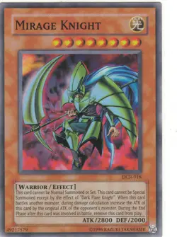 Yugioh DCR-018 Mirage Knight - SUPER RARE Unlimited Edition - Image 1