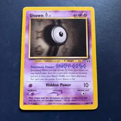 Unown I 68/75 Neo Discovery Unlimited Pokemon Card LP - Image 1