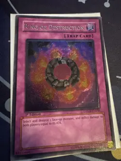 Yu-Gi-Oh! DPKB-EN036 Ultimate Rare Ring of Destruction 1st Edition - Image 1