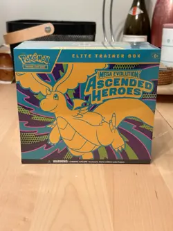 NEW and Sealed Pokemon Acsended Heros Booster Pack Card Box TCG CCG English US - Image 2