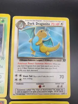 Vintage Pokemon 8 Card Lot - Heavily Damaged - 2 holo 6 nonholo - Image 4