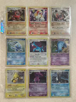 Pokemon Card Lot 9 Vintage Cosmos Holos 🔥 HOLO BLEED ERROR! SWIRLS! 2007-2010 - Image 1