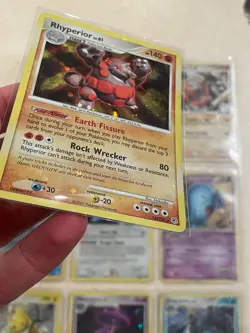 Pokemon Card Lot 9 Vintage Cosmos Holos 🔥 HOLO BLEED ERROR! SWIRLS! 2007-2010 - Image 2
