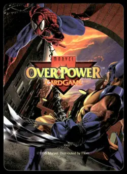 Cyber / +8 Fighting Power Card 1995 Fleer Marvel Overpower CCG - Image 2