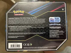 Pokemon Crown Zenith Tin Galarian Moltres Full-Art Foil Card & 5 Boosters - Image 2