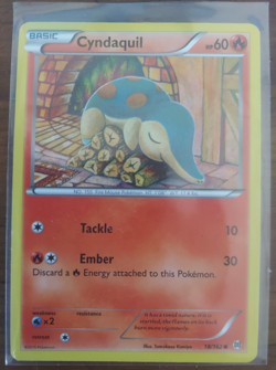 CYNDAQUIL 18/162 2015 XY BREAKTHROUGH NON HOLO Pokemon CARD - MP - Image 1