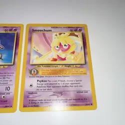 Pokemon TCG Neo Revelation Card Lot - Lugia, Unown B, Smoochum (3 Cards, 2001) - Image 4