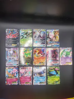 Pokemon card lot of 13 - XY and SM Blackstar promos EX and GX - Image 1
