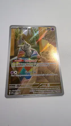 Pokemon TCG Mimikyu Scarlet & Violet SVP 075 Holo Promo Card Near Mint - Image 1