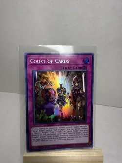 Yu-Gi-Oh! Court of Cards KICO-EN018 1st Edition Foil Trap King's Court - Image 1