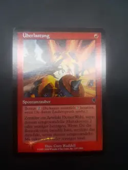 FOIL Overload, Uberlastung, Premodern Oldboarder Magic Mtg Karten Collection - Image 1