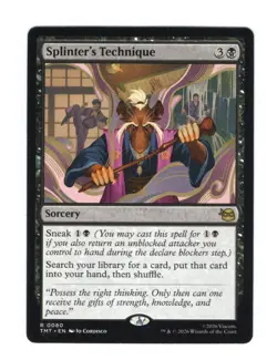 Splinter's Technique | Regular | NM | MTG | 0080 | Rare | TMT - Image 1