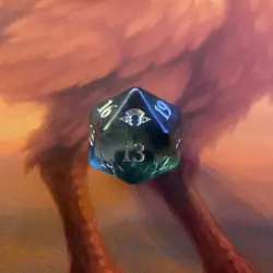 OVERSIZED MTG D20 Spindown Life Counter Dice- Modern Horizons 3 - Image 1