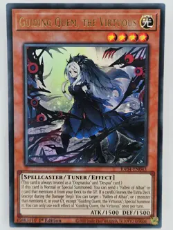 Yu Gi Oh - RA04-EN043 Guiding Quem, The Virtuous - Ultra Rare - Image 1