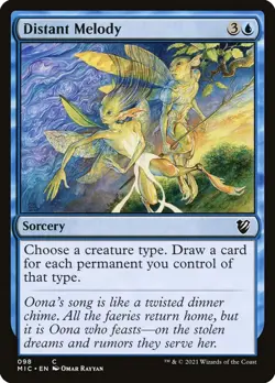 MTG Distant Melody ** Midnight Hunt Commander ** English - Image 1
