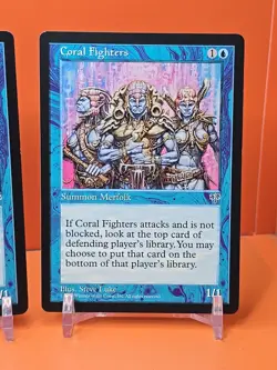 🔵🔵🔵 (4) 1996 MAGIC THE GATHERING CORAL FIGHTERS MIRAGE UNPLAYED 🔵🔵🔵 - Image 5