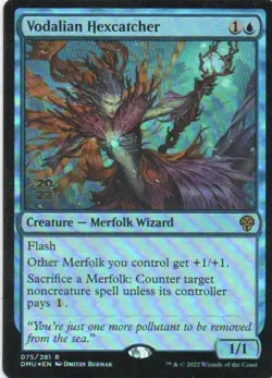 MTG: Dominaria United: Prerelease Foil Vodalian Hexcatcher: LP Condition - Image 1